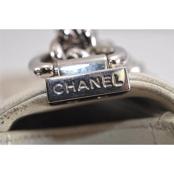 Auth Chanel Boy Calf Skin Matelasse Cc #136588C26B - Picture 13 of 15